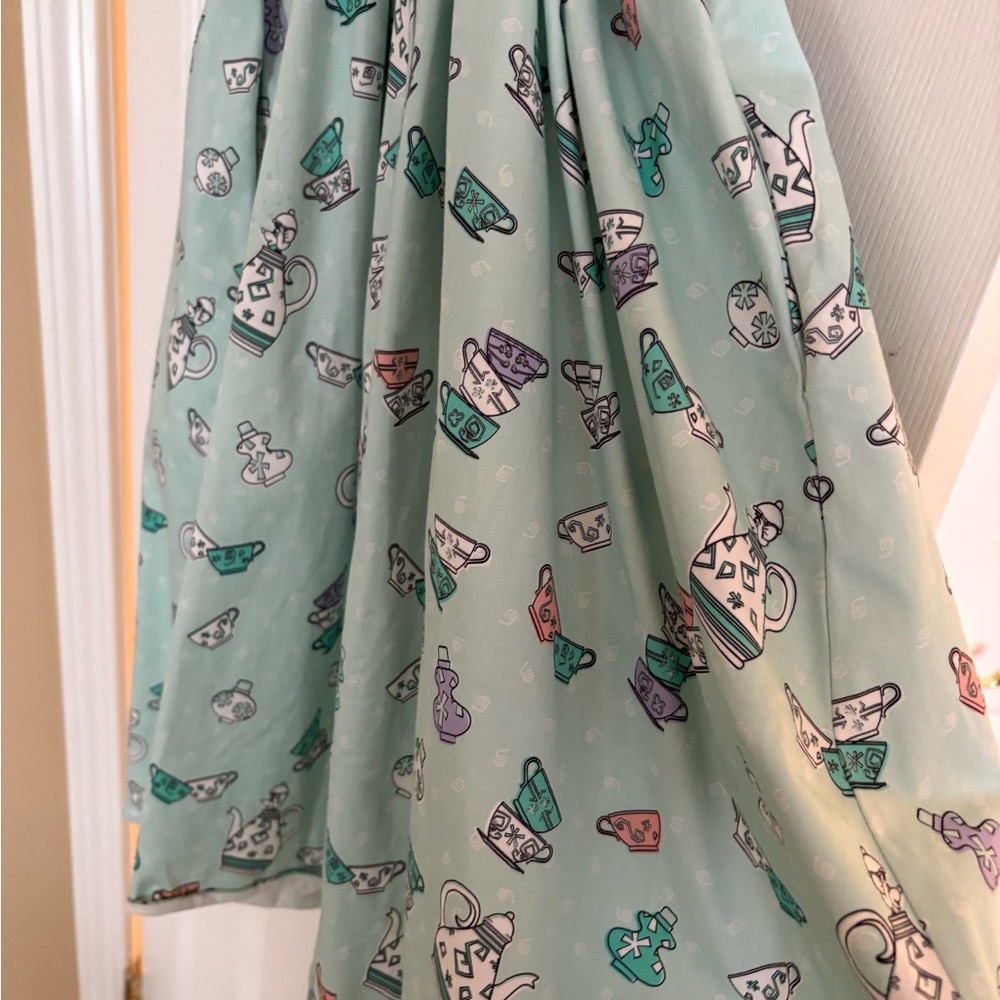 Disney Parks Rare Mad Hatters Teacup Midi Dress - Picture 7 of 13